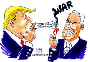 Newsweek: Israels Netanyahu säger att han vill ha krig mot Iran, och söker stöd i arabvärlden.