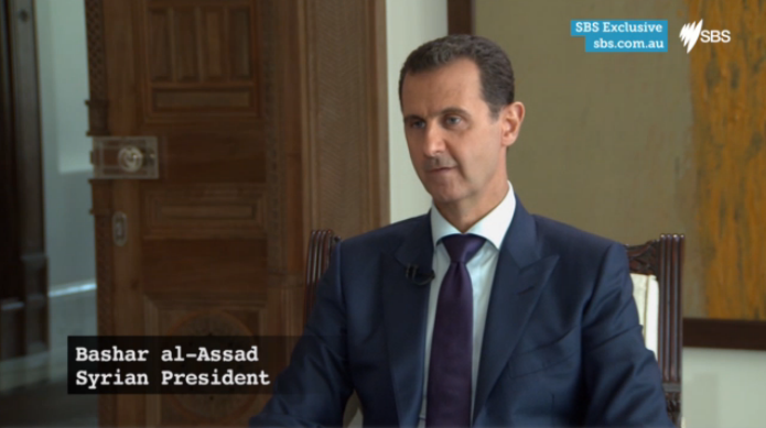 Intervju med Syriens president Assad om al-Baghdadis död.