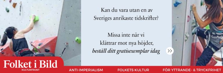 Läs augustinumret 2026 av Folket i Bild Kulturfront!