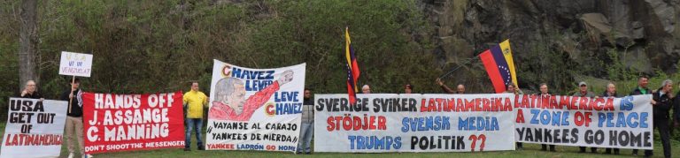 Nej till USAs krig mot Venezuela!