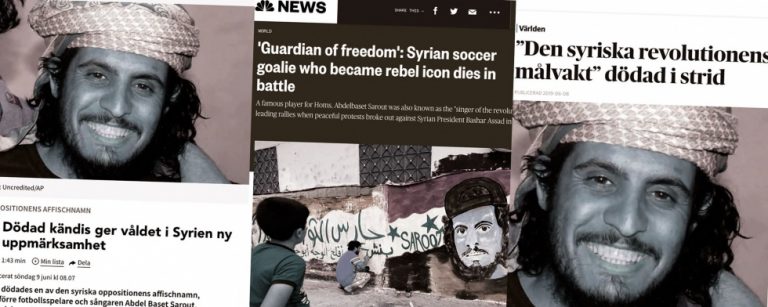 Den sjungande målvakten, ”affischnamnet” (och terroristen som hyllade bin Laden) i Syrien.
