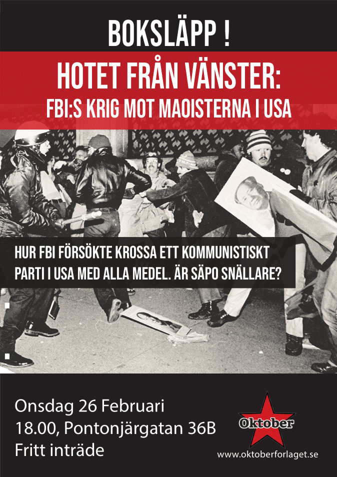 Boksläpp av ”Hotet från vänstern” den 26 februari