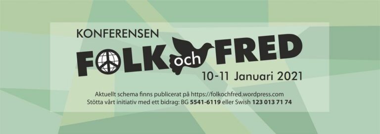 Folk och Fred utmanar Folk och försvar! Reservera tid idag!