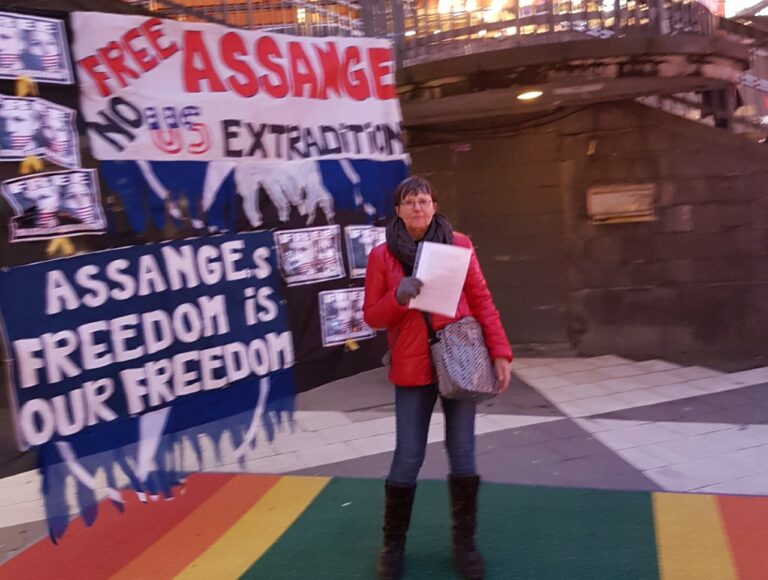 Tal efter domen att inte utlämna Assange till USA.