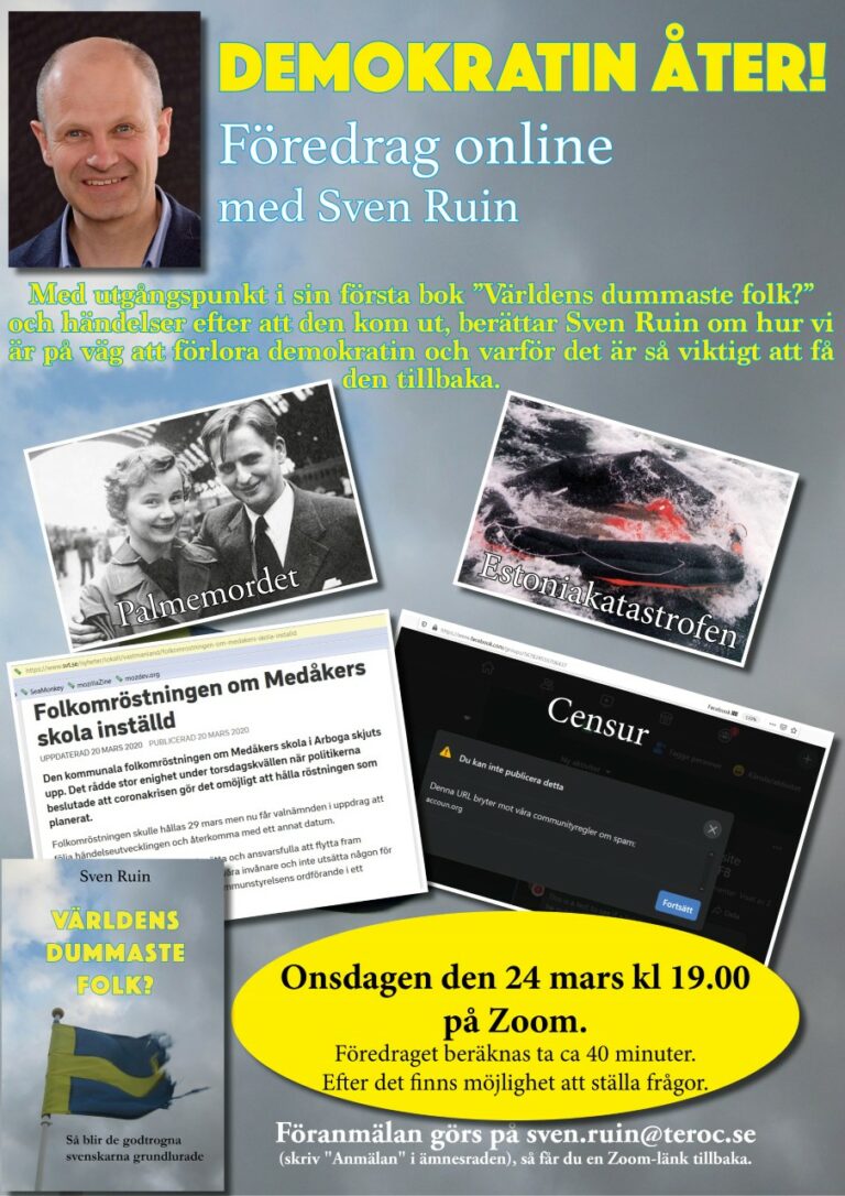 Återkommer demokratin?