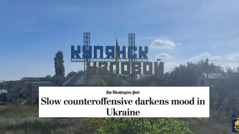 Västerländska medier inser slutet på den ukrainska motoffensiven