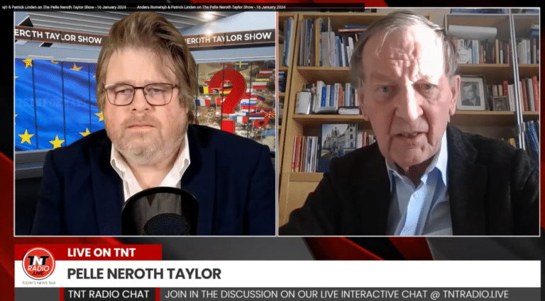 Redaktör Romelsjö i TV i Australien. Pratar om DCA, Nato, Palme, yttrandefrihet, imperialism mm