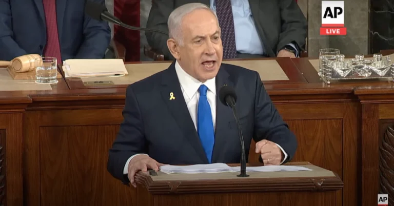 Vad hände i FN då Netanyahu talade igår?