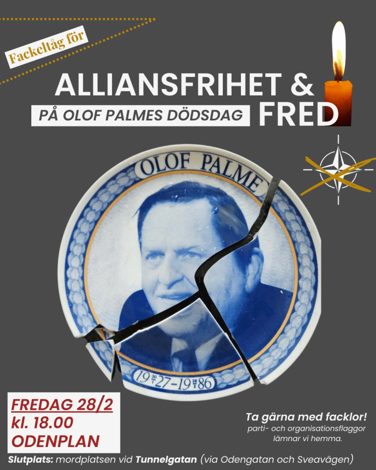 Mordet på statsminister Olof Palme: Del I (UTKAST)