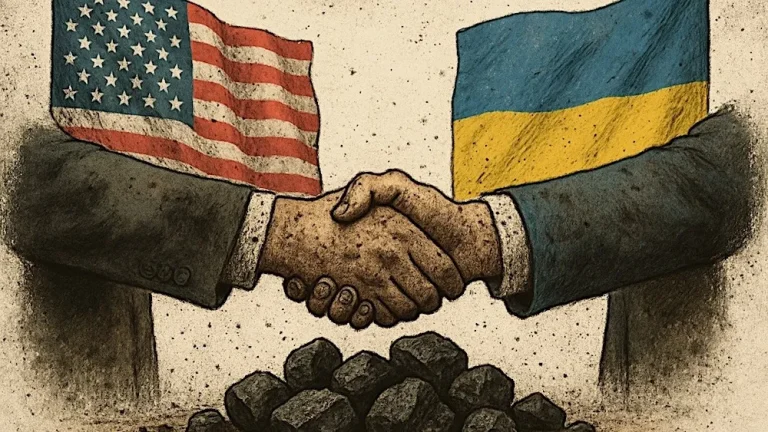 USA tar kontroll över stora delar av Ukrainas mineraltillgångar