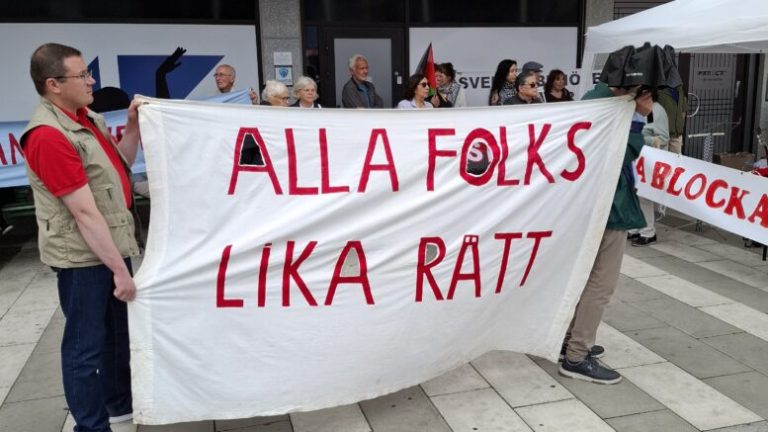 Inför årets 4 juli-manifestation ”Alla människors lika värde – Alla folks lika rätt”