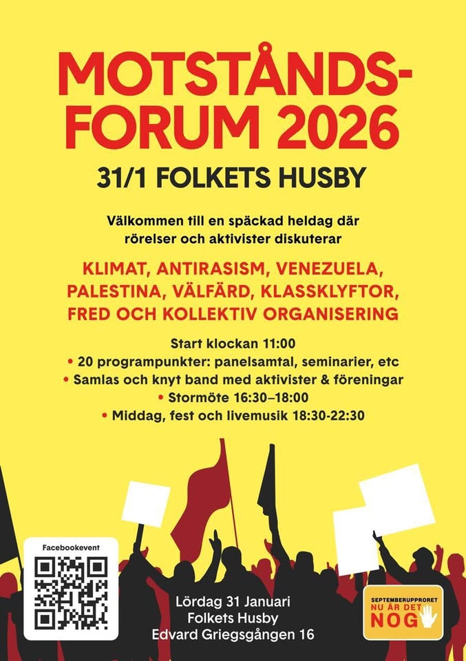 Motståndsforum – åk genast dit om du kan!